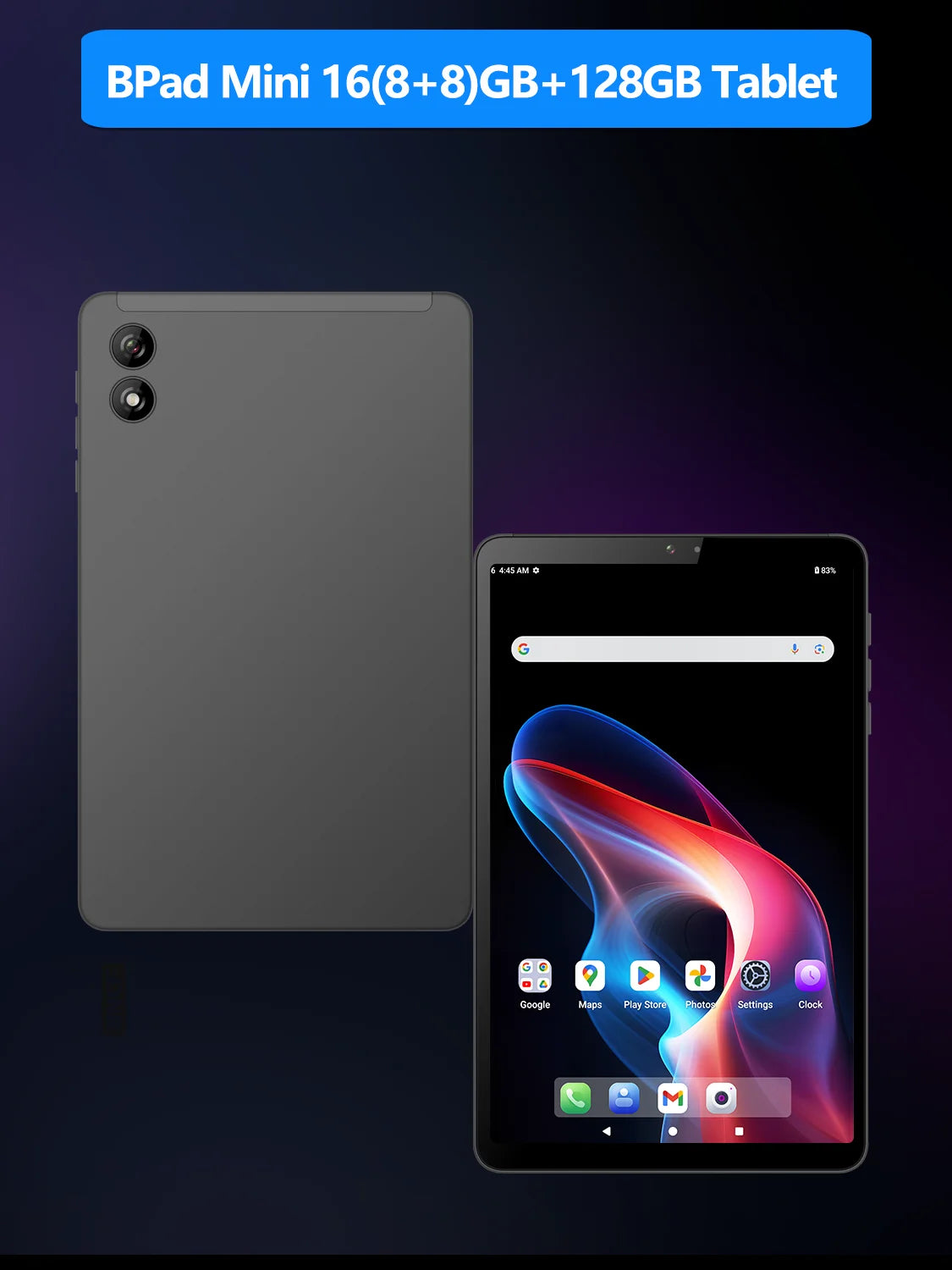 BNCF BPad Mini 8.4 inch Snapdragon SMD685 Tablet Android14 (8+8)GB RAM+128GB ROM 6050mAh Battery 4G LTE Widevine L1 2K IPS Tab