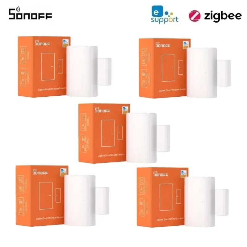 SONOFF SNZB-04P Sonoff Zigbee Door Sensor SNZB 04P Local Smart Scene Linkage Tamper Alert Home Security Work with Alexa Google