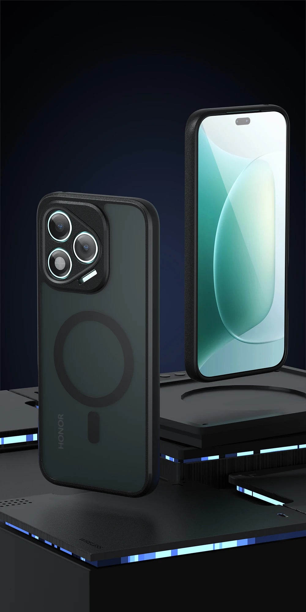 For Magsafe Magnetic Wireless Charging Case For Honor 400 Lite Honor400Lite Shockproof Matte Back Cover Coque