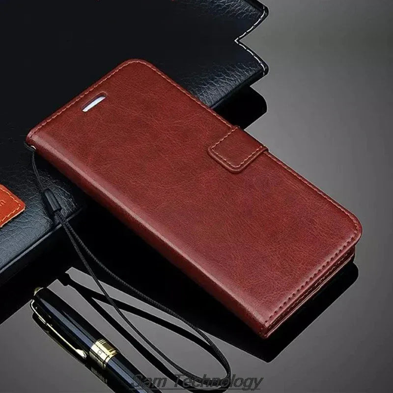 Card Holder Cover Case for Xiaomi 14T / Xiaomi Mi 14T Pro Pu Leather Flip Cover Retro Wallet Phone Case Business Fundas Coque