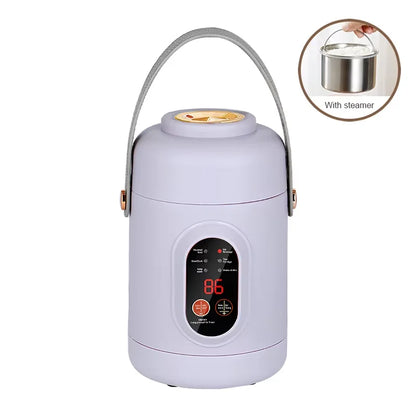 HOMEFISH Multifunctional Rice Cooker Portable Small Travel Electric Kettle Household Hot Pot with 110V US/220V EU Plug