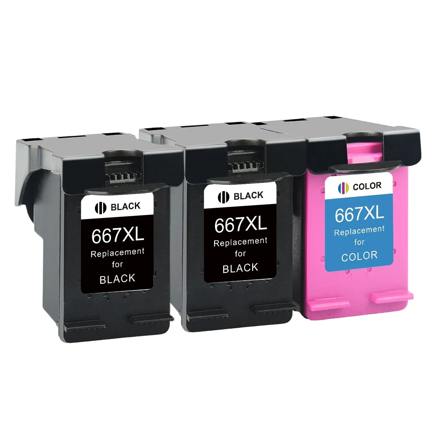 667 XL Ink Cartridge Replacement For HP667 HP 667XL Compatible DeskJet Ink Advantage 1275 2374 2375 2376 2775 2776 Printer