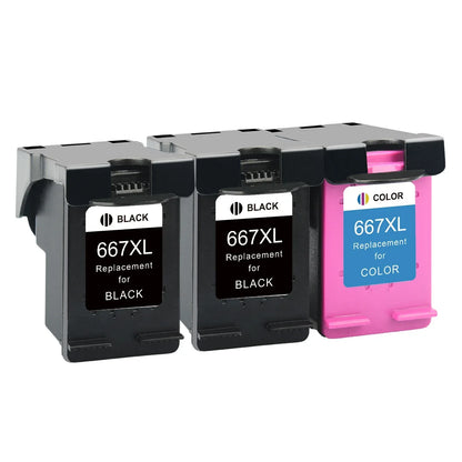 667 XL Ink Cartridge Replacement For HP667 HP 667XL Compatible DeskJet Ink Advantage 1275 2374 2375 2376 2775 2776 Printer