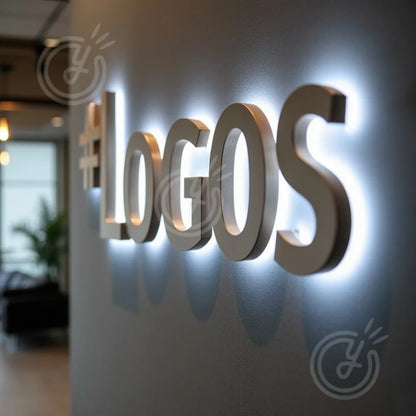 Custom Made LED 3D Sign Metal Backlit Letters for Outdoor Business Storefront Waterproof Advertising Display