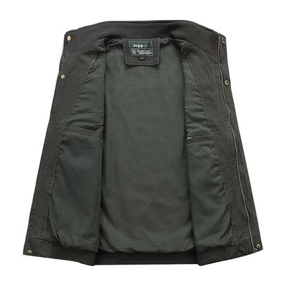 Gilets en coton multipoches pour hommes, grandes tailles XL à 5XL, vestes sans manches pour hommes, printemps-automne, gilets de pêche, gilets de photographie à col.