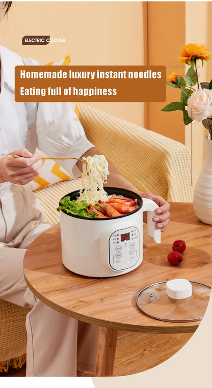 Multifunctional Electric Slow Cooker Portable Dormitory Student Office Staff Mini Electric Pot Stir Stew Non-Stick Rice Cooker