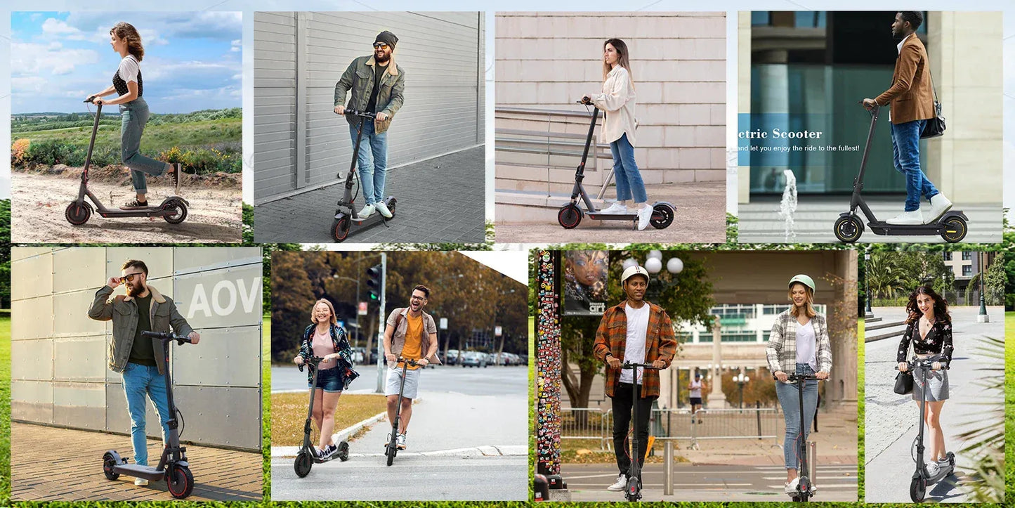 ATSANT Adult Electric Scooter 31/35km/h 500W/1000W 35KM/50KM Long Range 8.5/10Inch Tyre 10.5/14.5Ah Large Battery Kick Scooter