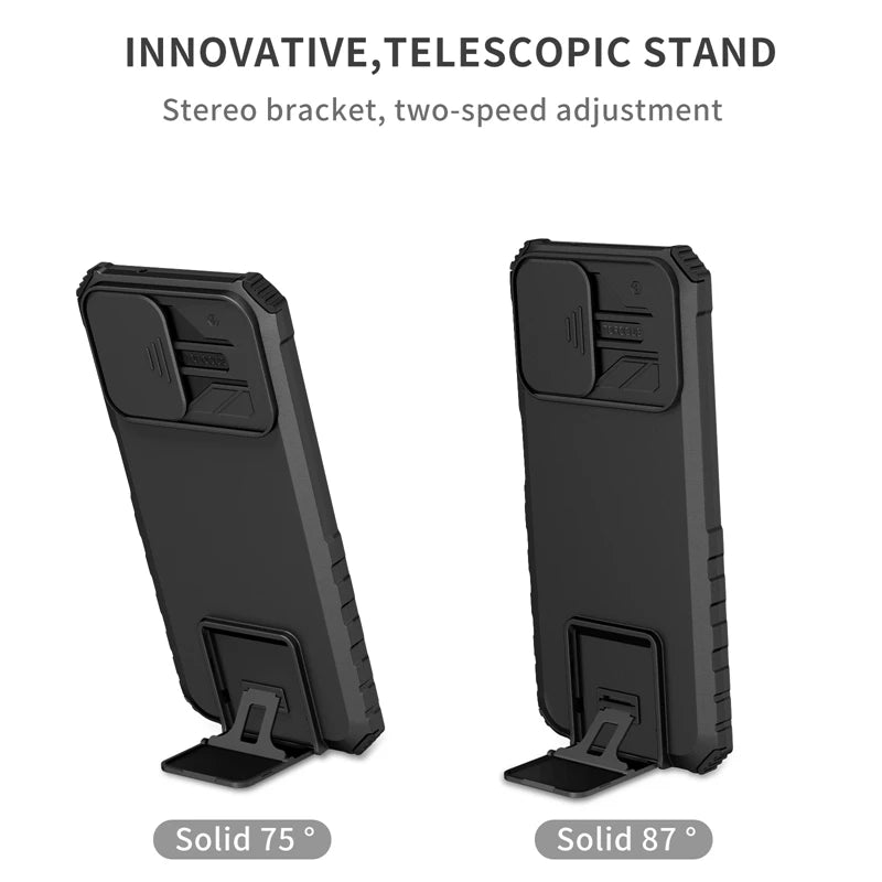For Motorola Moto G Power G Stylus 2021 Case Slide Camera Protect Phone Case For Moto G Pure G9 Plus G30 Stand Armor Back Cover