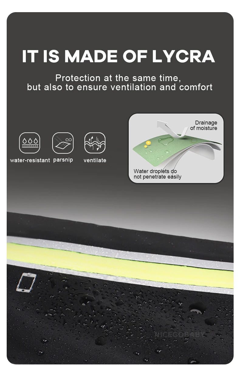 Sports waist pack Multi-functional outdoor running mobile phone men's and women's fitness waterproof invisible pocket ultra-thin