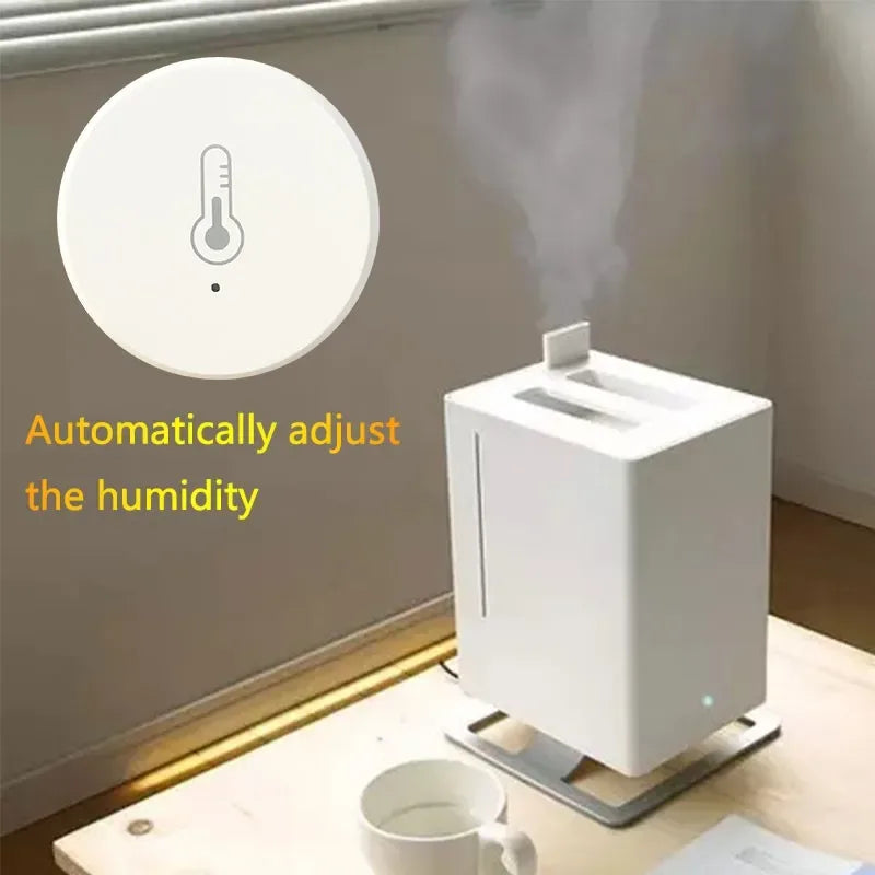 Zigbee Temperature Humidity Sensor Indoor Thermometer Hygrometer App Remote For Smart Home Life Work With Alexa Google Assistant