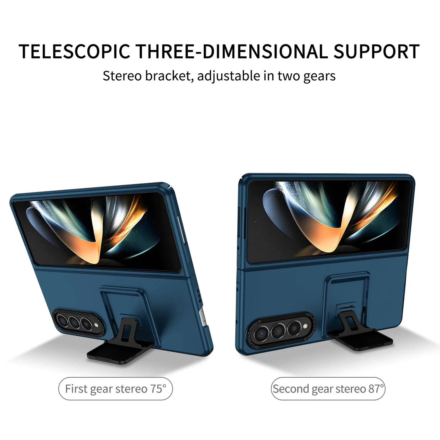 Anti-Shock Portable Stand Case for Samsung Galaxy Z Fold 7 6 4 5 5G fold7 fold6 Fold5 Fold3 Fold4 Fold 3 Phone Accessories Capa