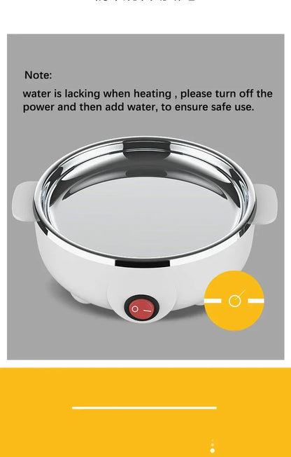 Egg Cooker Multifunctional Electric Egg Boiler Double Layers Egg Cooker Mini Steamer Poacher Kitchen Cooking Breakfast Machine