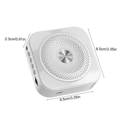 Mini Bee Megaphone Portable Charge Bluetooth4.0 Compatible Megaphone With Lavalier Microphone Waist Hanging Voice Amplifier TF