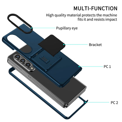 Anti-Shock Portable Stand Case for Samsung Galaxy Z Fold 7 6 4 5 5G fold7 fold6 Fold5 Fold3 Fold4 Fold 3 Phone Accessories Capa