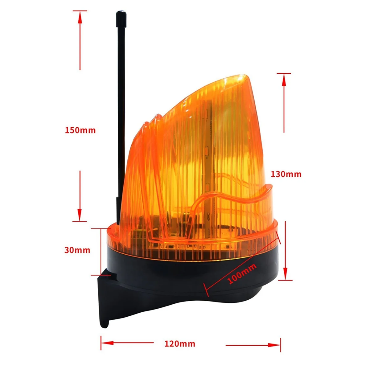 Hot 12V-220V LED Alarm Light Strobe Flashing Emergency Warning Lamp Wall Mount for Automatic Gate Opener