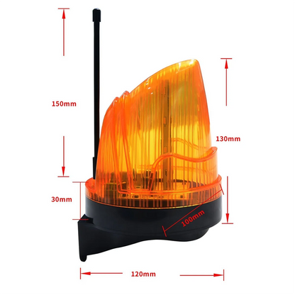 Hot 12V-220V LED Alarm Light Strobe Flashing Emergency Warning Lamp Wall Mount for Automatic Gate Opener