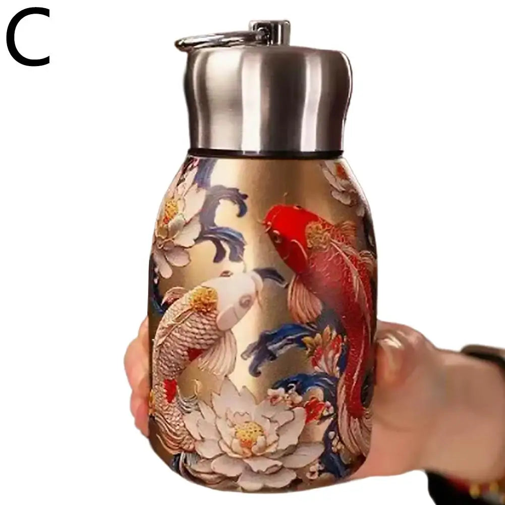 Creative Gift 316 Stainless Steel Insulated Cup 300ml Leak Proof Coffee Mug Durable Portable Water Bottle Outdoor Hiking