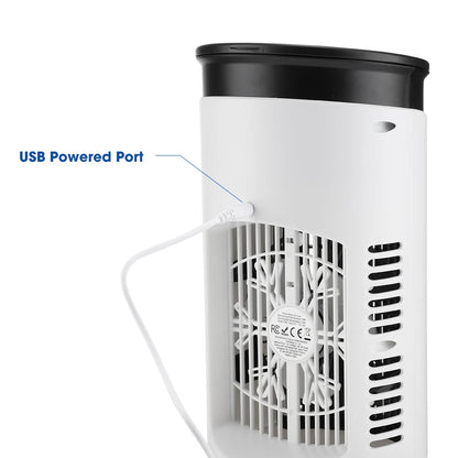 3 In 1 Household Fan Air Conditioner Portable 6-gear Air Cooler LED Night Light Humidifier Air Adjustment Fan Office Home Fan