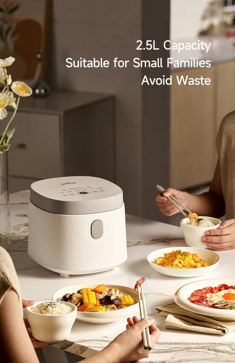 2.5L Electric Rice Cooker Titanium Liner for 2-3 People Mini MultiCooker Smart Steamed Rice Kitchen Machine 220V