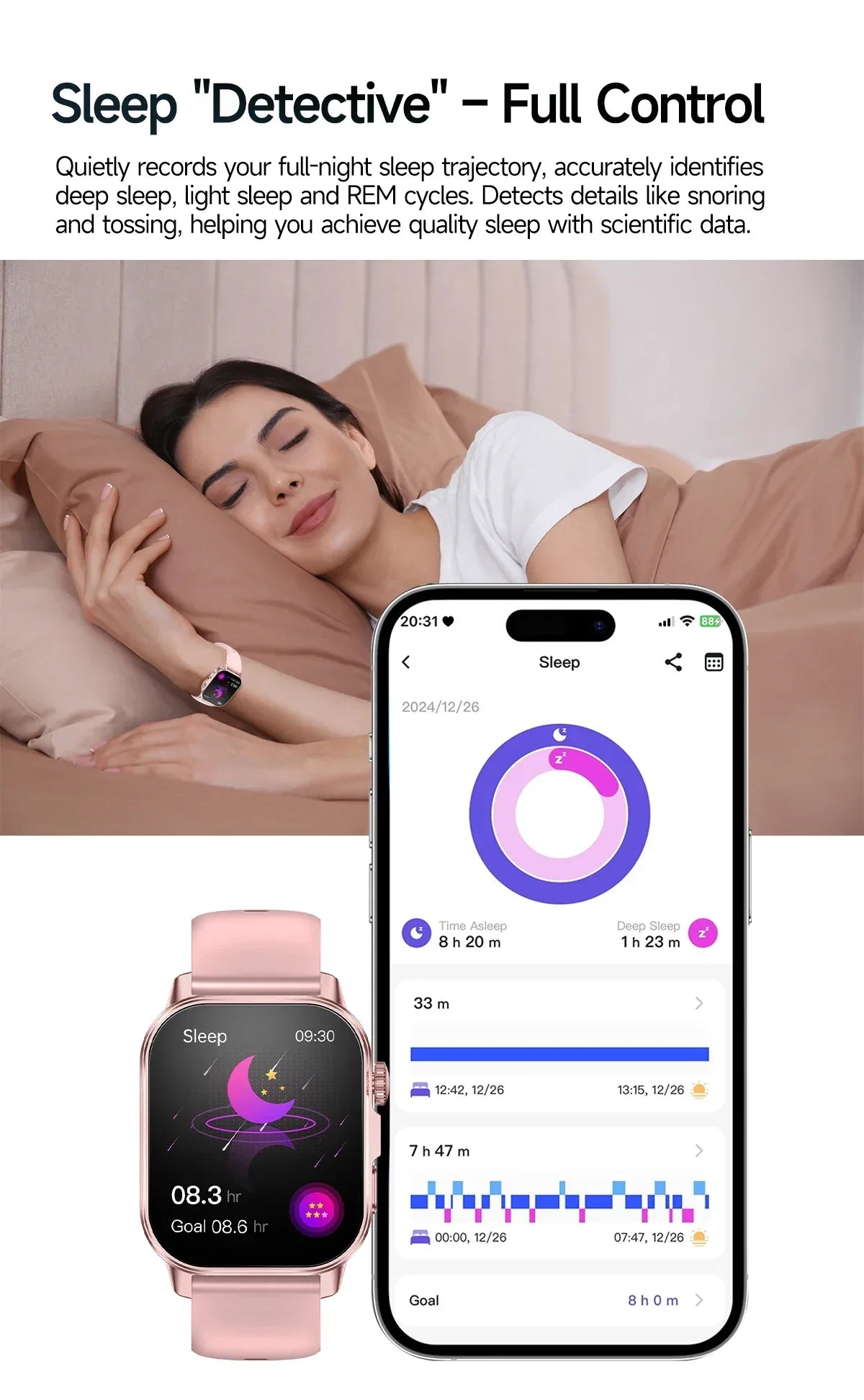 2026 New Health Smart Watch Precise Measurement ECG+PPG Blood Pressure Uric Acid Body Fat Analysis call SmartWatch For Men Women