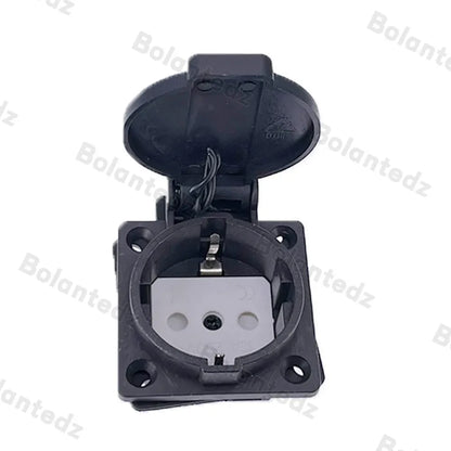 Universal Brazil Swiss AU US UK EU Outdoor Waterproof Industry Socket Germany France Connector AC Electric Power Schuko Outlet