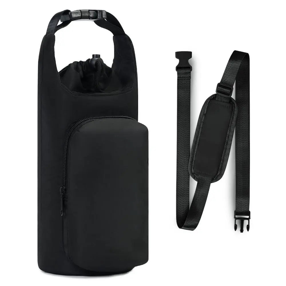 Portable Water Bottle Carrier Bag with Straps Adjustable Shoulder Bag Camping Traveling Bottle Accessories Water Bottle Sleeve