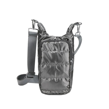 Winter Portable Water Bottle Bag Shoulder Bag Waterproof Thermal Vacuum Mug Cup Sleeve Adjustable Shoulder Strap Durable