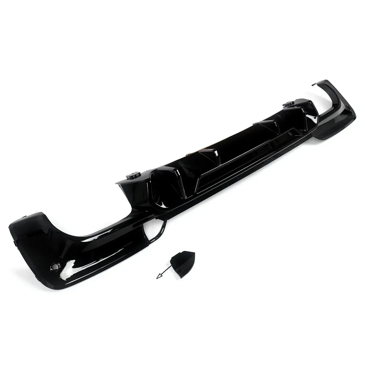 For 2018-2021 BMW G01 X3 M40i M-Sport Rear Diffuser Bumper Lip Gloss Black