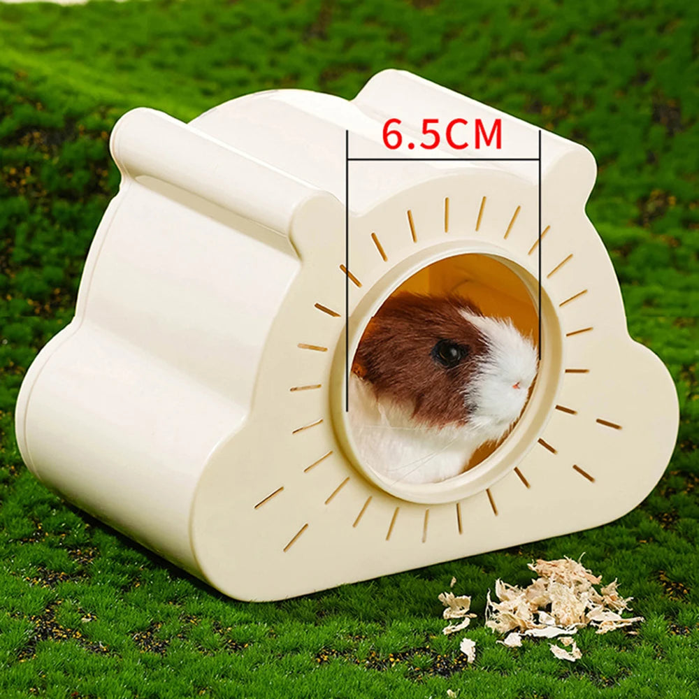 Visual Hamster Nest Flower Branch Mouse Evacuation House Four Seasons Universal Cartoon Magnetic Cage Observation House