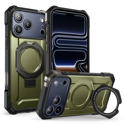 SUPCASE For iPhone 17 Pro Max Case with Camera Control Capture Button UB Grip Heavy Duty Rugged Magnetic Phone Case with Stand