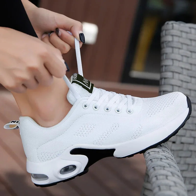 MAEDEF New Fashion Ladies Casual Shoes Summer Light Mesh Breathable Shoes Women's Sports Shoes Outdoor Anti-slip Training Shoes