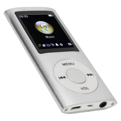 MP3 Player with Earphone Data Cable Stylish Multifunctional Lossless Sound Slim 1.8 Inch LCD Screen Portable MP3 Music Players