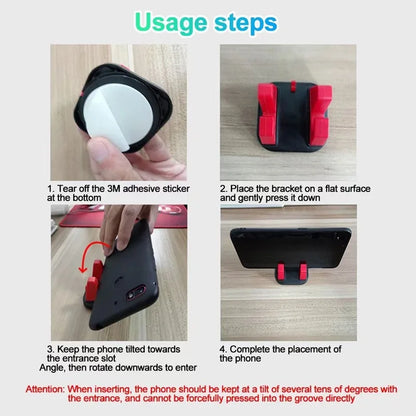 Car Phone Holder Stick To Dashboard Bracket Phone Stand Silicone Car Dashboard GPS Stable Phone Supports High Quality