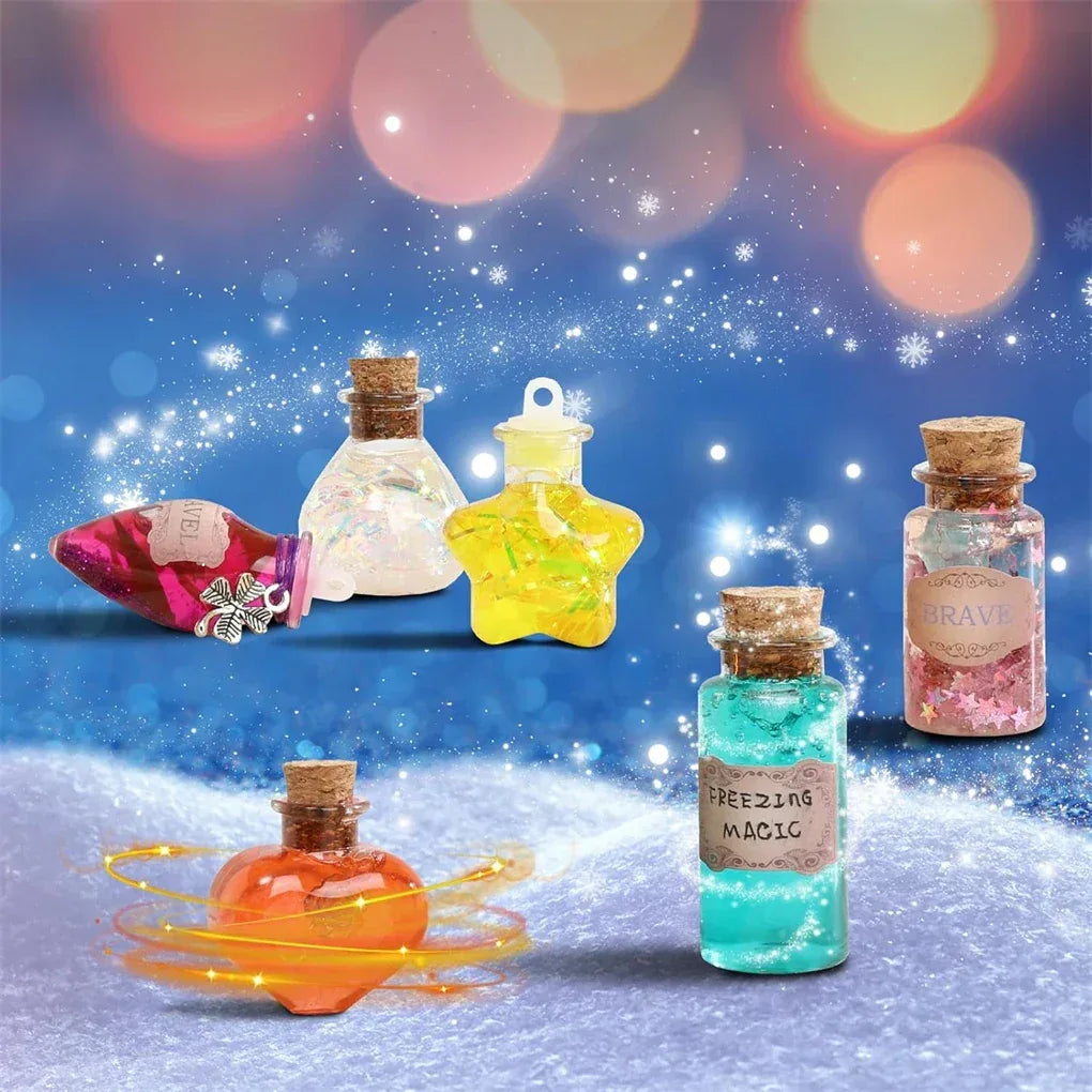 Fairy Magic Potions Kit Kids DIY Witch Glowing Spell Potion DIY Handmade Toys Science Experiments Kids Craft Kit Educational Toy
