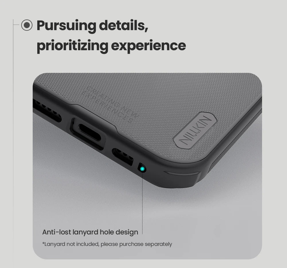 Nillkin For iPhone 17 Pro Max 17 Air iPhone 16 Pro Max 16 Plus Magnetic Shield Pro Phone Case Anti Fingerprint Back Cover
