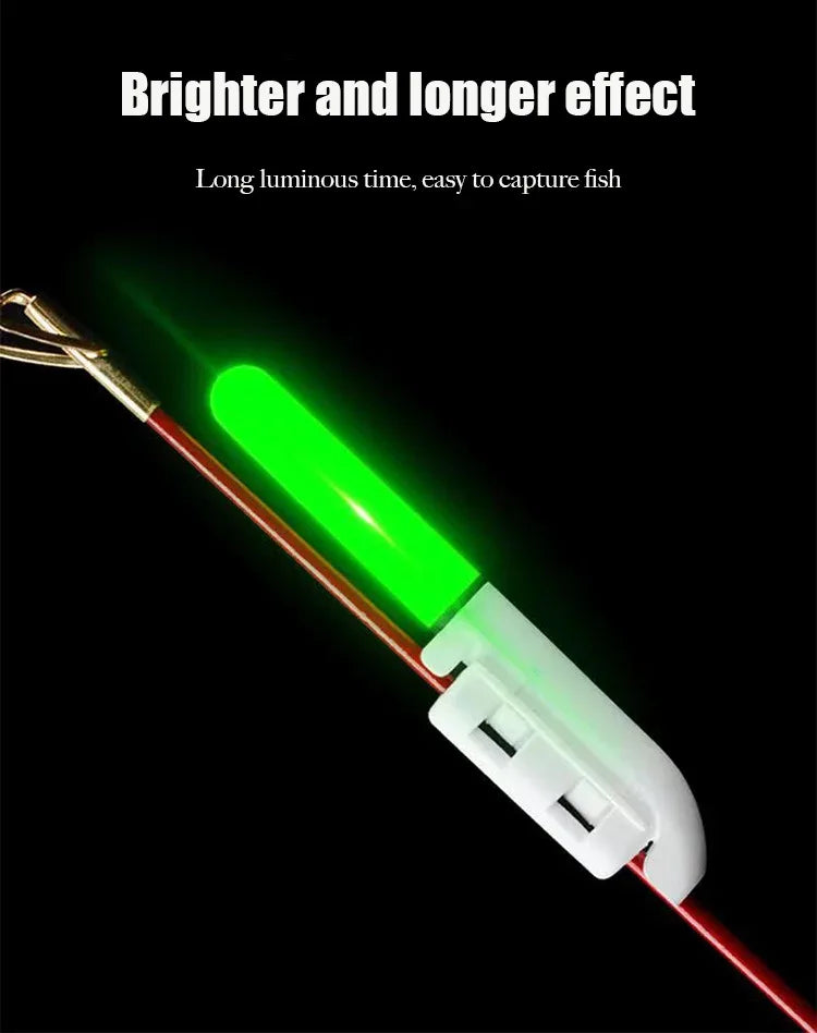 1PC Night Fishing Electronic Rod LED Light Stick Luminous Glow Waterproof Rock Fishing Float Tackle Accessories CR425 Battery