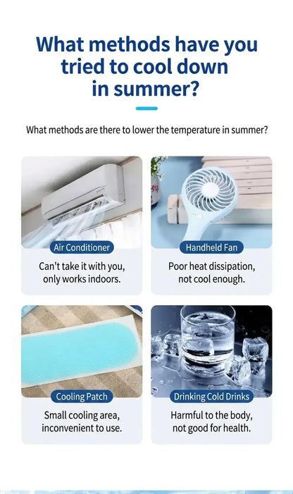 Cooling spray gentle and non-irritating for summer outdoor sports fitness student military training and preven