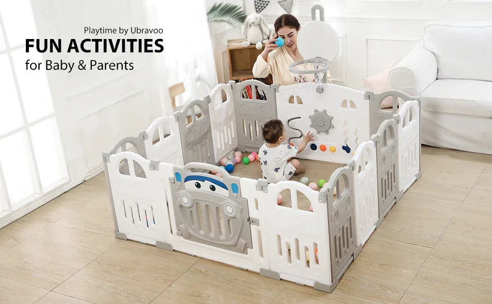 UBRAVOO 2&4 Panels accessories for the EDP001 14-Panels Foldable Baby Playpen