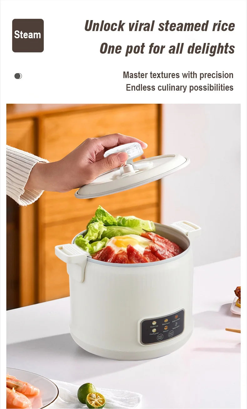1.8L Micro Pressure Rice Cooker for 1-2 People, Multifunctional Household Hot Pot, Porridge, Soup, Electric Rice Cooker 220V