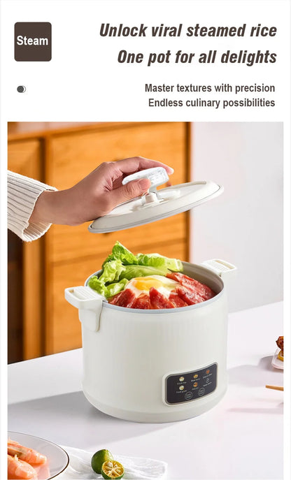 1.8L Micro Pressure Rice Cooker for 1-2 People, Multifunctional Household Hot Pot, Porridge, Soup, Electric Rice Cooker 220V