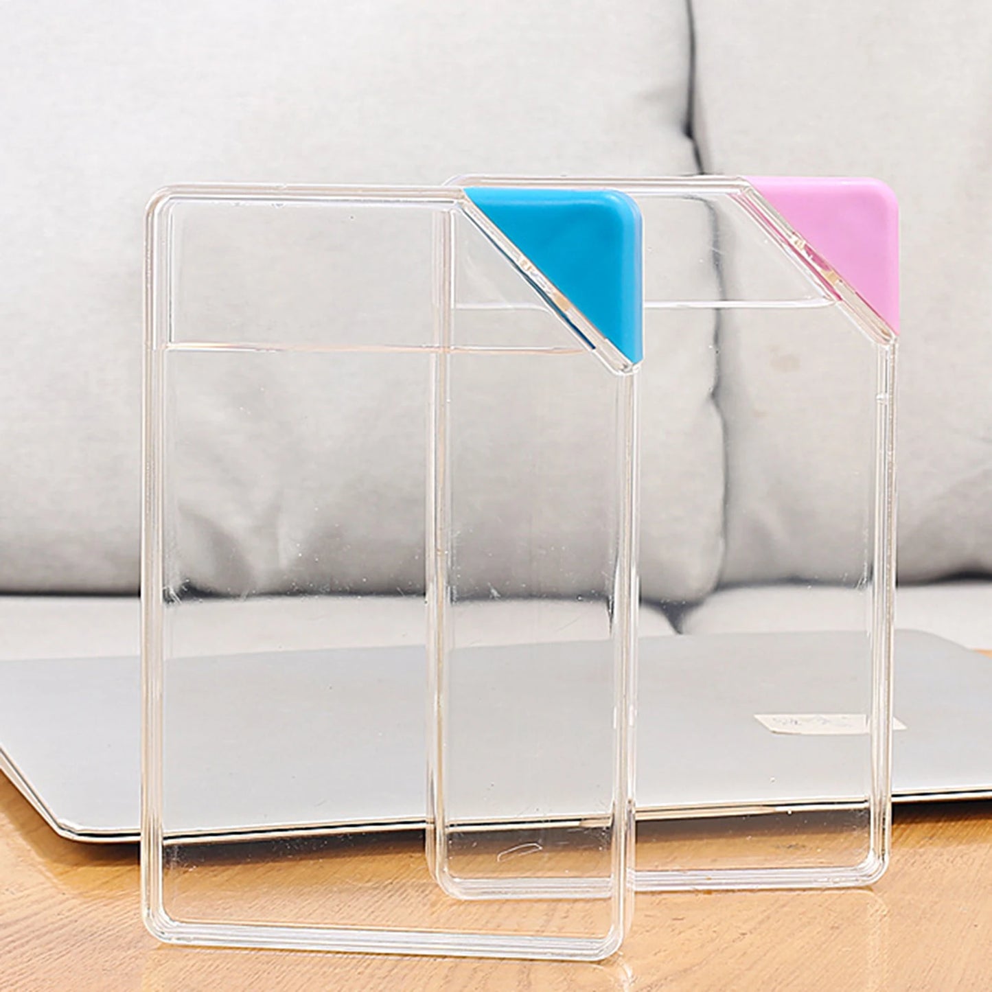 Flat Water Bottle for Outdoor Reusable Transparent Sports Bottle for Students Kids Women Men
