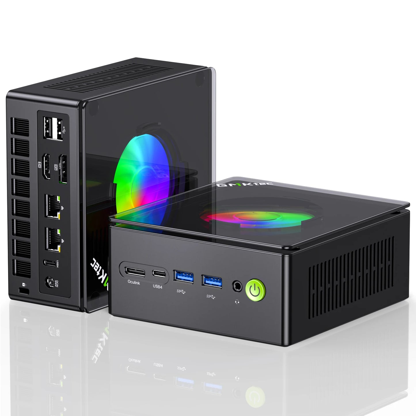 GMKtec K11 Mini PC AMD Ryzen 9 8945HS PC Gaming OCuLink DDR5 5600MHz 16GB/32GB RAM 512GB/1TB SSD Barebone USB4 Dual 2.5G LAN