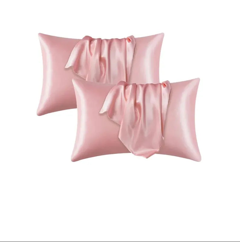 100% Silk Pillowcase Pillow Cover Silky Satin Hair Beauty Pillowcase Comfortable Pillow Case Home Decor Pillow Covers.