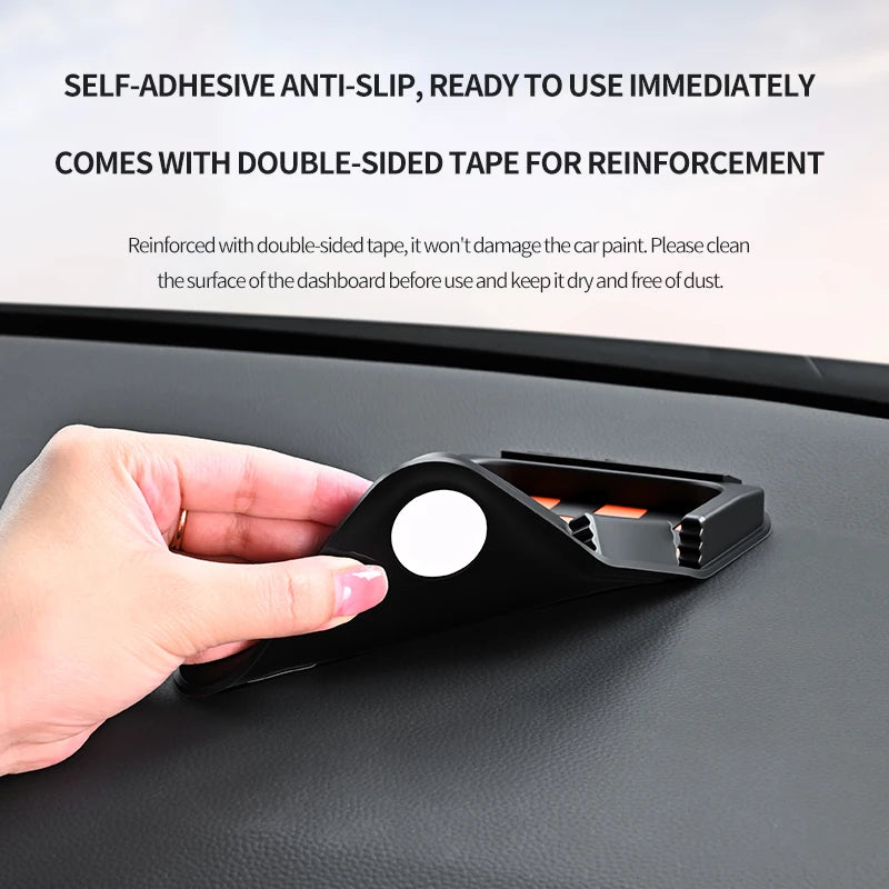 Car Phone Holder, Multifunctional, Dashboard Anti-Slip Mat, Navigation Stand, Parking Number Plate
