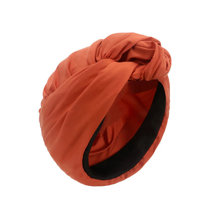 Woman Muslim Headscarf Cap Cotton Headband African Head Wraps Elegant Retro Turban for Ladies Beanies Caps Muslim Headpiece