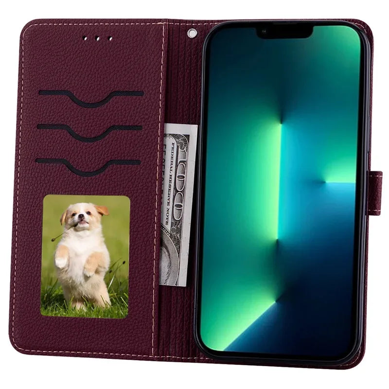 For Poco X7 Pro Case Leather Wallet Phone Case For Xiaomi Poco X7 Pro 5G Case Book Coque Fundas Cover For Poco X7 Pro 5G Bumper