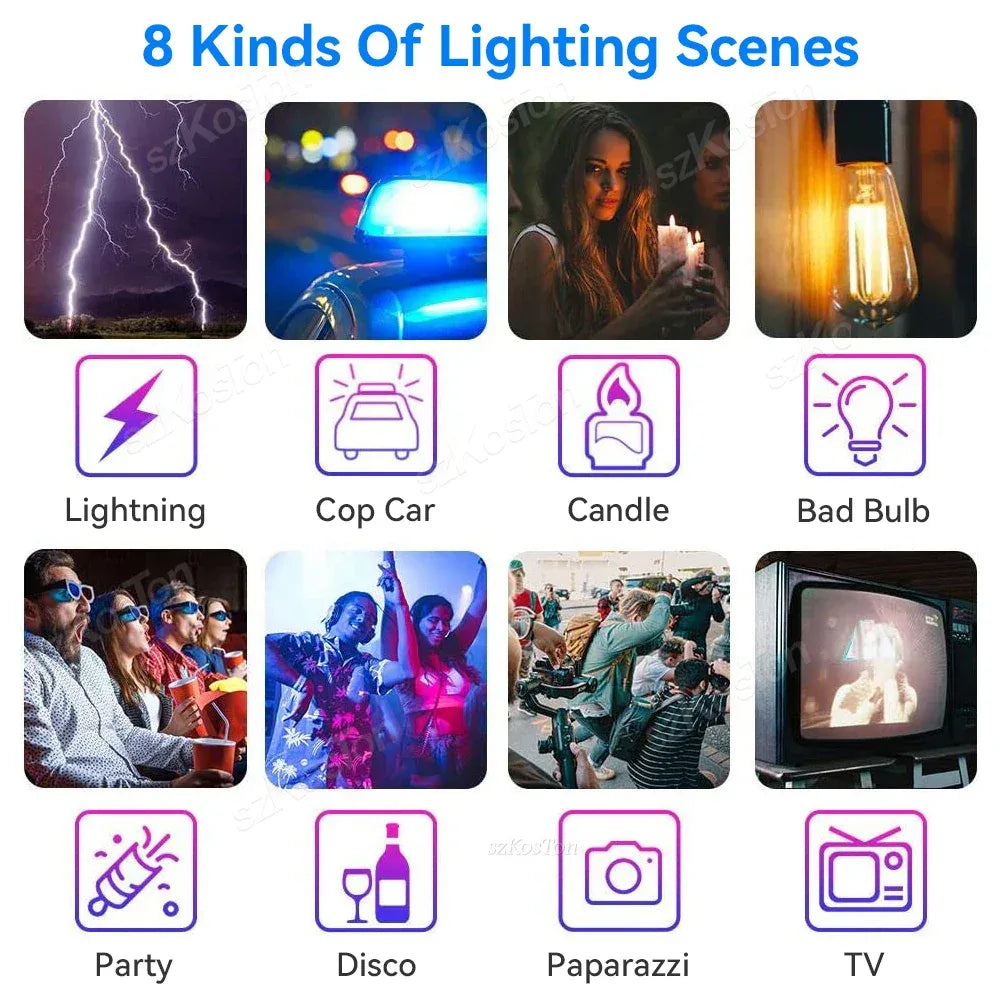 RGB Photography Video LED Fill Light Panel Photo Studio Lamp Kit For Video Recording Shoot Youtube Tiktok Live Streaming Lamp