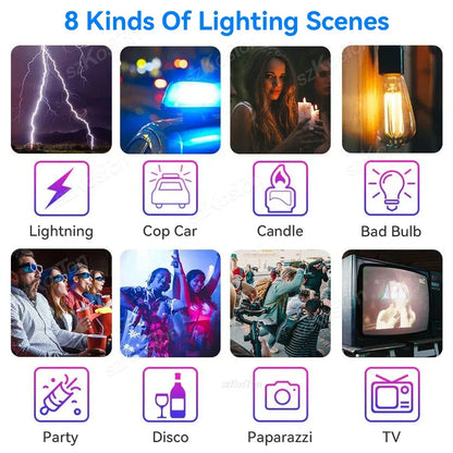 RGB Photography Video LED Fill Light Panel Photo Studio Lamp Kit For Video Recording Shoot Youtube Tiktok Live Streaming Lamp