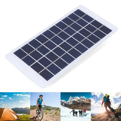 20W 5V Portable Solar Battery Charger Type-C Solar Panel Mobile Power Supply Lightweight Courtyard Lighting With 3-meter Cable