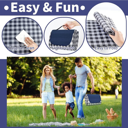 Picnic blanket Waterproof Camping blanket Travel blanket Beach blanket Picnic Mat 300x200cm XXL Foldable Portable